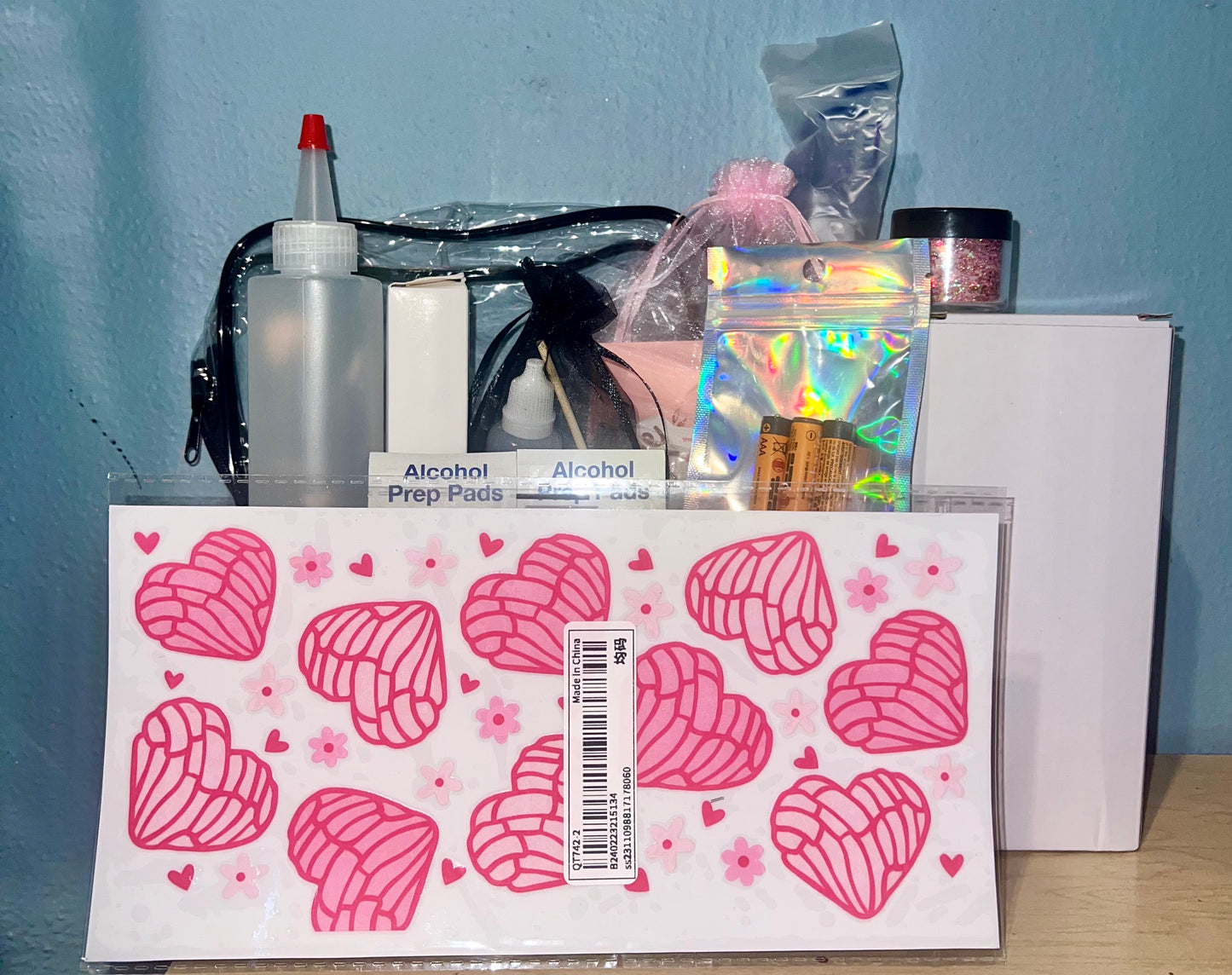 Pink Concha Snowglobe Kit