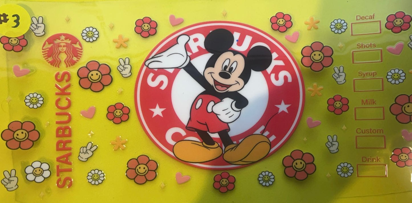 Mickey & Minnie Vinyl Wraps 1-8